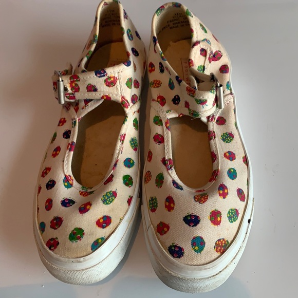 Esprit picnic ladybug shoes Mary Janes 1.5 1 1/2 - Picture 2 of 12